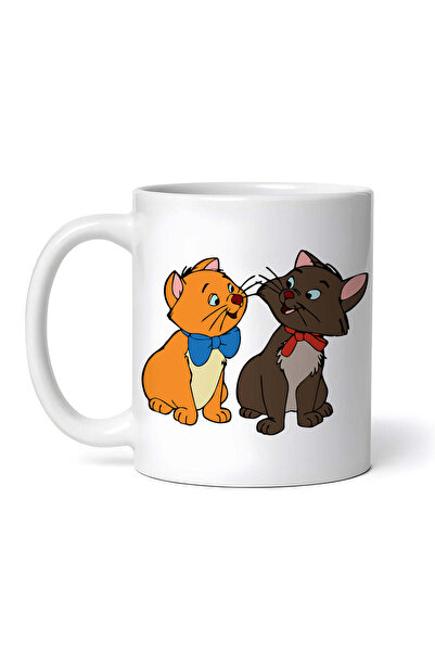 OEM Εξατομικευμένη Λευκή Κούπα, The Aristocats Toulouse And Berlioz, Inovatix...