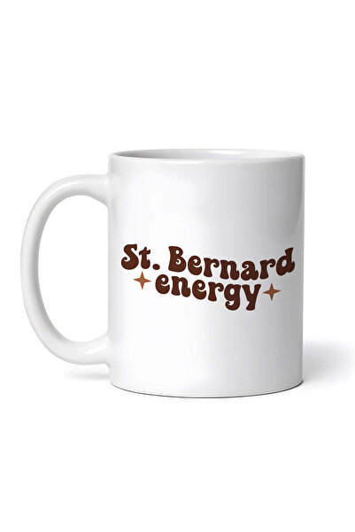OEM Cană albă personalizată, St Bernard Energy, Inovatix®. 330 ml