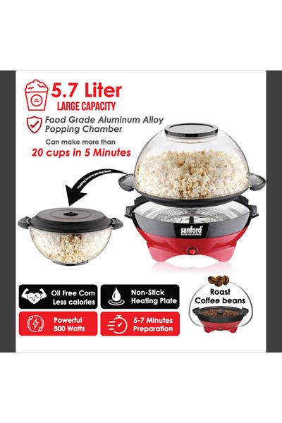 Sanford Sanford 5.7L Electric Popcorn Maker