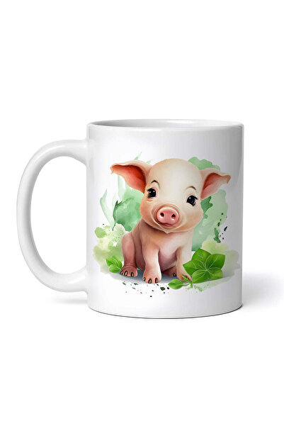 OEM Cană albă personalizată, Purcelușul Trist, INOVATIX®. 330 ml