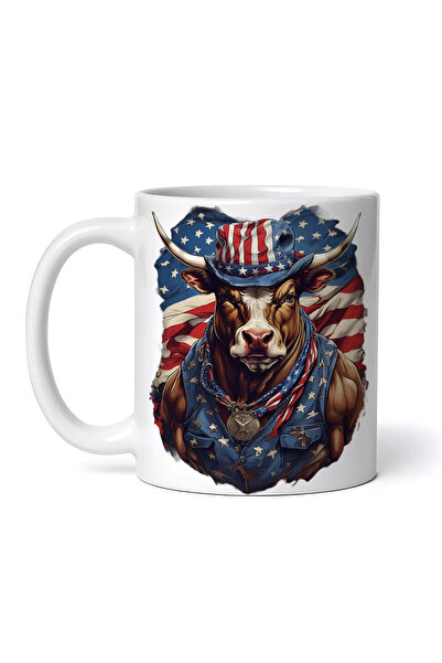 OEM Cană albă personalizată, American Bull, Inovatix®. 330 ml