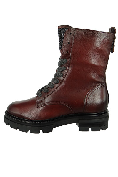 Mjus Damen Sportliche Stiefelette 7051 Beatrix M79245-0301 Rot 6345 Merlot Leder
