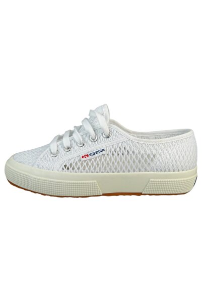 Superga Damen Low Sneaker 2750 Mesh S2135gw Weiß 001 White Textil