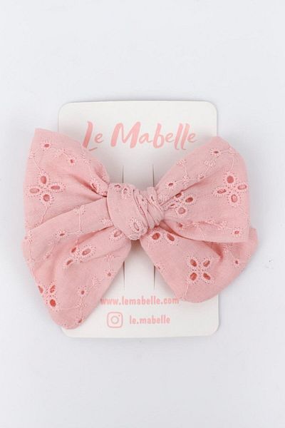 Le Mabelle Powder Scale Bow Girl Child Clip Buckle