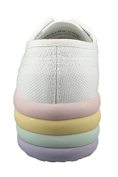 Superga Damen Low Sneaker 2790 Candy Low Top S2116kw Weiß Ad6 White Violet Green Textil