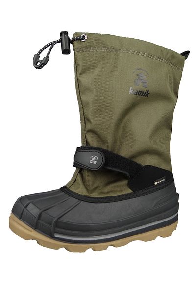 Kamik Kinder Stiefel Winterschuhe Waterbug 8g Nk4805 Grün Dol Dark Olive Mit Liam Laufsohle