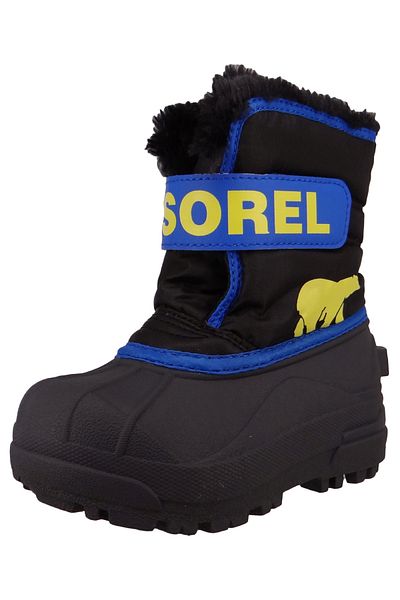 Sorel Kinder Stiefel Winterschuhe Childrens Snow Commander NC1960-010 1869561 Blau 011 Black Super Blue