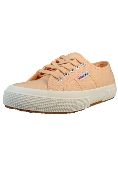 Superga Damen Low Sneaker 2750-cotu Classic Low Top S000010 Rosa Anj Pink Peach F Avorio Leinen