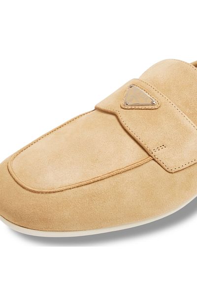 Prada Sport Suede Leather Moccasin