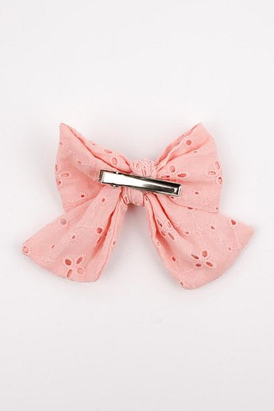 Le Mabelle Salmon Scallop Bow Girl's Clip Buckle