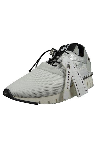 A.S.98 Damen Low Sneaker Denalux 647127-0201-0001 Weiß Bianco Leder