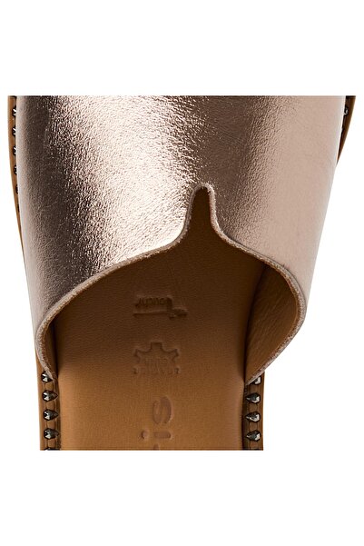 Tamaris Damen Sandalen 1-27135-42 Goldfarben 915 Pewter Leder Mit Touch-it