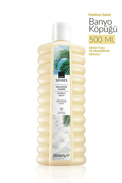 AVON Senses Maldives Sands Deniz Tuzu ve Frangipani Kokulu Banyo Köpüğü 500 Ml.