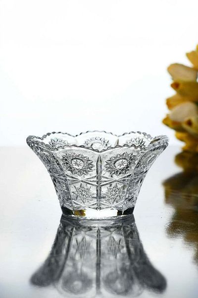 Wow Home Set of 6 Glass Bowls with Decor - Cookie Pudding - Magnolia Bowl