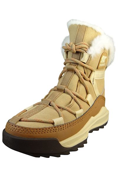 Sorel Damen Stiefelette Winterschuhe Rmx Glacy Plus Wp 2083061 Braun 262 Canoe Sea Salt Leder Und Textil