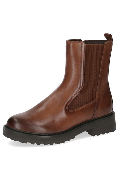 Caprice Damen Elegante Stiefelette 9-25426-43 Braun 303 Cognac Comb Leder Und Textil Mit Cap Mem/ther/fb