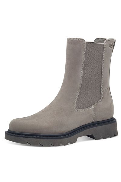 Tamaris Damen Elegante Stiefelette 1-25477-43 Grau 200 Grey Leder Mit Touch-it