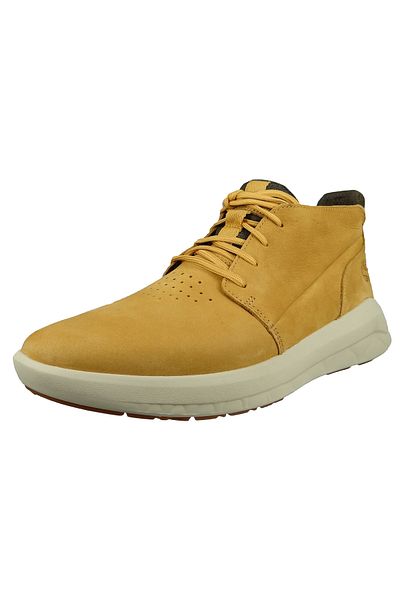 Timberland Herren Mid Sneaker Bradstreet Ultra Chukka Ca2gut Tb0a2gut231 Braun Wheat Nubuck Leder Mit Timberla