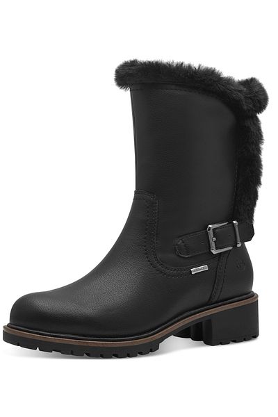 Tamaris Damen Stiefel Stiefel Winterschuhe 1-26484-43 Schwarz 001 Black Kunstleder Mit Touch-it