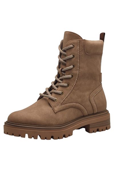 Tamaris Damen Sportliche Stiefelette 1-25295-43 Braun 310 Camel Kunstleder Mit Touch-it