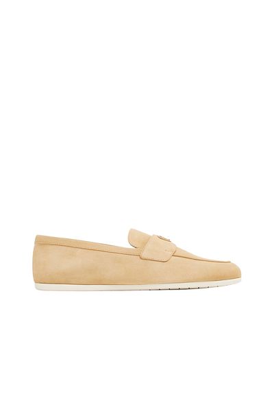 Prada Sport Suede Leather Moccasin