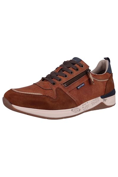 Mustang Herren Low Sneaker Low Top 4164305 Braun 307 Cognac Kunstleder