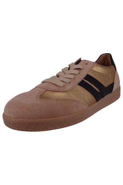 GABOR Damen Low Sneaker Low Top 63.300 Goldfarben 14 Caramel Gold Leder