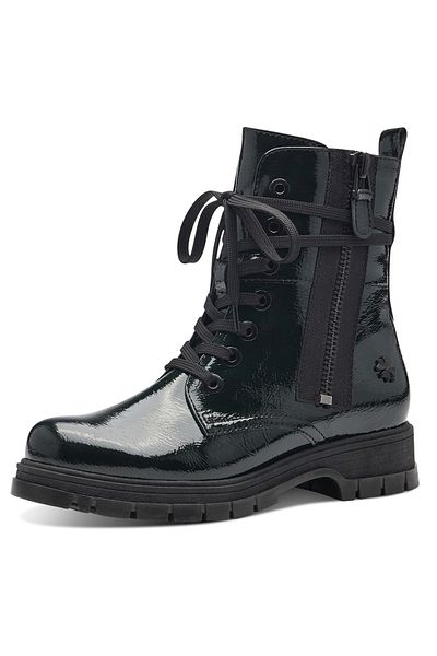 Marco Tozzi Damen Elegante Stiefelette By Gmk Guido Maria Kretschmar 2-85200-41 Grün 786 Forest Patent Kunstlede