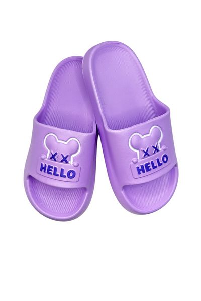 TECOS Women's beach or pool slippers, Tecos®, size 40-41, purple, 25 cm, ultra soft and lightweight