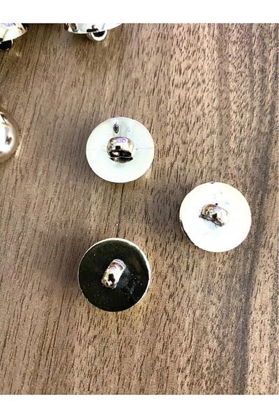 canan dizayn 20 mm Gold Mushroom Button(10 Pcs)