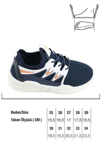 GEZER Walking Shoes - Dark blue - Short heels (1–4 cm)