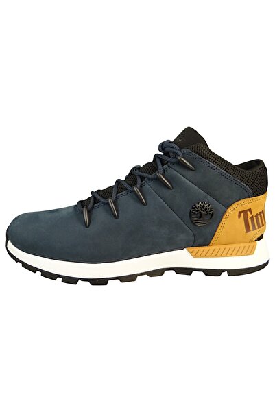 Timberland Herren Halbschuhe Halbschuhe Sprint Trekker Mid Tb0a5w3z019 Blau Navy Leder/synthetik Mit Außensohle