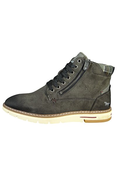 Mustang Herren Elegante Stiefelette 4149505 Grau 20 Dunkelgrau Kunstleder
