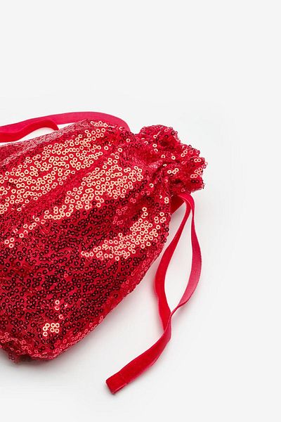 Le Mabelle Red Sequined Girl's Bag