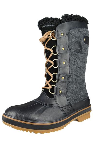Sorel Damen Winterstiefel Stiefel Winterschuhe Tofino Ii Wp 1959341 Schwarz 010 Black Gum Leder Und Texti