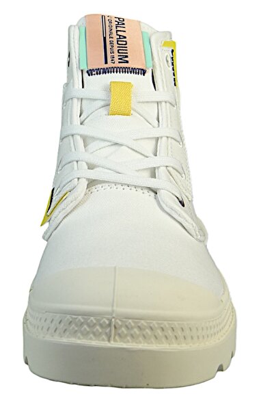 Palladium Damen High Sneaker Pampa Underlayer 99183-116-m Weiß Star White Baumwolle