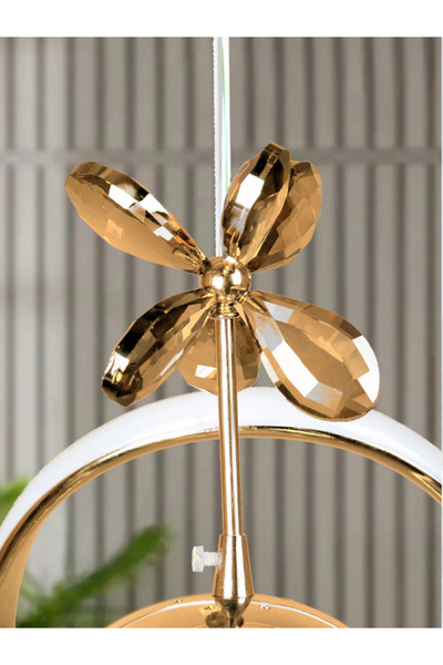 B&F STORE NEW STYLE Yağmur Tek Toplu Gold 3 Renkli Kelebekli Taçlı