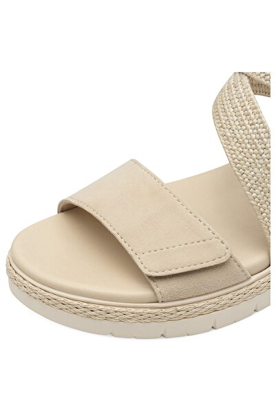 Tamaris Damen Sandalen 1-28241-42 Creme 418 Ivory Leder