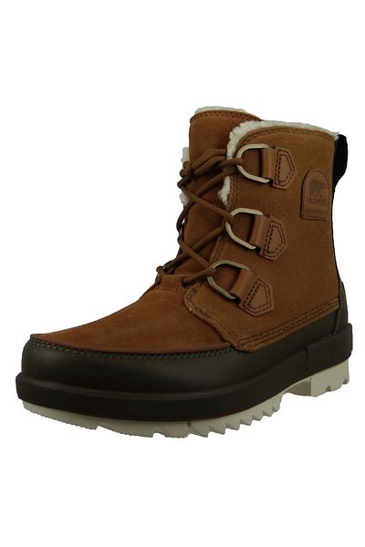Sorel Damen Sportliche Stiefelette Winterschuhe Torino Ii Wp 1985811 Braun 242 Velvet Tan Leder Und Texti