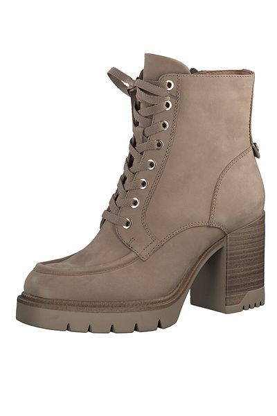 Tamaris Damen Elegante Stiefelette 1-25100-41 Braun 310 Camel Leder Mit Touch-it
