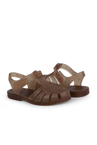 IGOR İgor 30-34 Numra Arasi Clasi̇ca V. Black Glitter Sandals - Brown