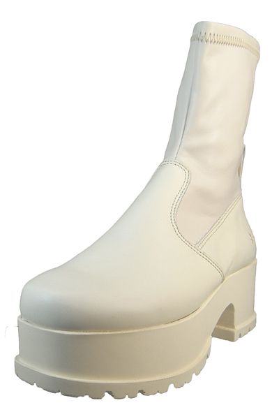 ART Damen Elegante Stiefelette Manchester 1826 Creme Cream Leder