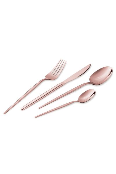 Berlinger Haus 24-piece Cutlery Set, 6 People, Glossy Rose Bh 3068, Stainless Steel