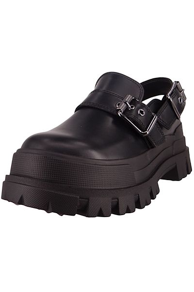 Buffalo Damen Sandalen Aspha Clog Snd 1622440 Schwarz Black Kunstleder