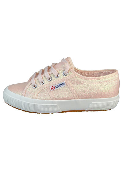 Superga Damen Low Sneaker 2750 Lame Low Top S001820 Rosa A0q Pink Ish Iridescent Leinen