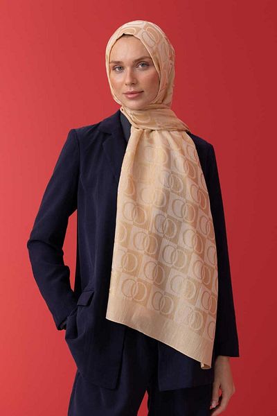 Imannoor 3001 شال قطن نايا بنمط الداما