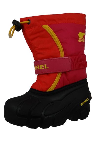 Sorel Kinder Stiefel Flurry 1855252 Rot 606 Poppy Red Cactus Pink Textil/synthetik