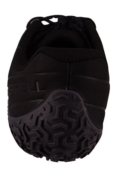 Merrell Herren Halbschuhe Wanderschuhe Vapor Glove 6 Leather Barefoot J067939 Schwarz Black Leder Mit Vibr