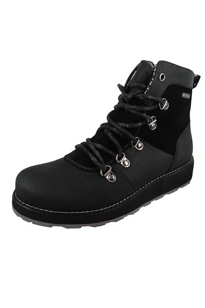 Kamik Ariel Low Waterproof Wk2035 Damen Stiefel Winterstiefel Winterschuhe Leder Schwarz Black
