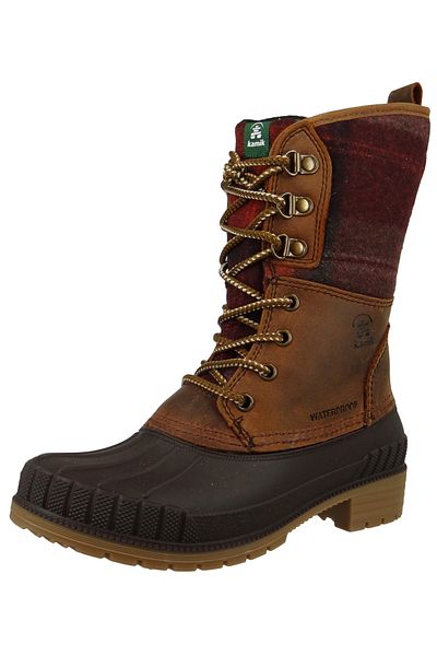 Kamik Damen Winterstiefel Nk2186 Sienna2 Gefüttert Braun Dark Brown